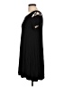 Lulus Solid Black Casual Dress Size L - photo 5