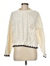 Studio 100% Polyester Ivory Pullover Sweater Size M - photo 1