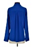 Express 100% Polyester Blue Long Sleeve Blouse Size S - photo 2