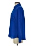 Express 100% Polyester Blue Long Sleeve Blouse Size S - photo 5