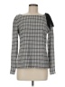 Talbots Gray Long Sleeve Blouse Size M - photo 1