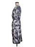 JS Collections Aztec Or Tribal Print Floral Paisley Tropical Purple Gray Cocktail Dress Size 8 - photo 5