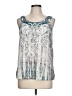 Cato Silver Sleeveless Blouse Size L - photo 1