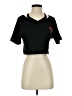 Shein 100% Polyester Black Short Sleeve Top Size 4 - photo 1