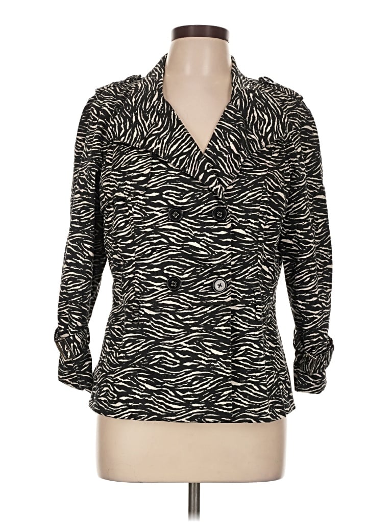 Pre-owned Marisa Christina Fleece Jacket In Black