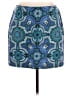 Talbots Outlet Paisley Blue Casual Skirt Size 14W - photo 1