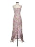 Lulus 100% Polyester Floral Pink Cocktail Dress Size S - photo 1