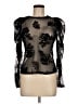 Haute Monde Black Long Sleeve Blouse Size M - photo 1