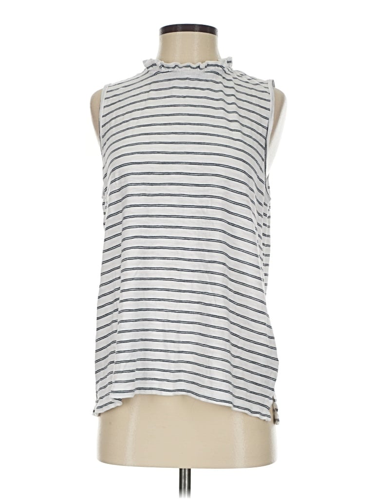 Pre-owned T.la Sleeveless Top Silver Cowl Neck Tops