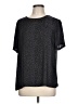 A New Day 100% Polyester Black Short Sleeve Blouse Size L - photo 1