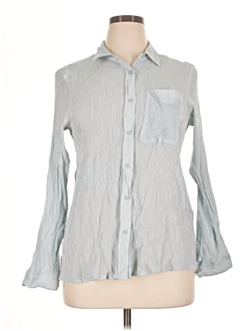 Express Long Sleeve Button-Down Shirt (view 1)