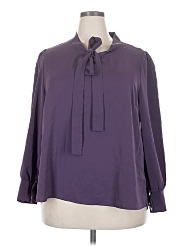 Shein Curve 3/4 Sleeve Blouse (view 1)