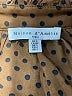 Maison d' Amelie Polka Dots Brown Long Sleeve Blouse Size S - photo 7