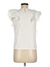 J.Crew 100% Cotton White Short Sleeve Blouse Size M - photo 2