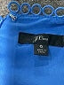 J.Crew 100% Polyester Blue Cocktail Dress Size 6 - photo 7