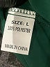 Unbranded 100% Polyester Green Long Sleeve Blouse Size L - photo 7