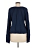 CLEO + WOLF 100% Rayon Blue Long Sleeve Blouse Size M - photo 2