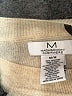 M Magaschoni 100% Cashmere Stripes Gray Cashmere Pullover Sweater Size M - photo 7
