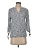 Rose & Thyme 100% Rayon Blue 3/4 Sleeve Blouse Size S - photo 1