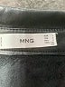 MNG 100% Polyester Black Trenchcoat Size 8 - photo 6
