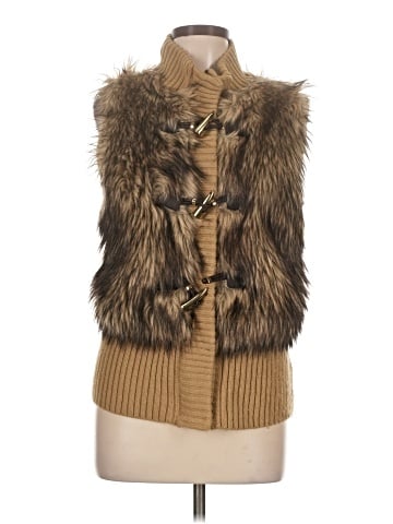 MICHAEL Michael Kors Faux Fur Vest (view 1)