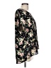 Everleigh 100% Polyester Floral Black Short Sleeve T-Shirt Size L - photo 4