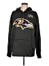 NFL X Nike Team Apparel 100% Polyester Black Pullover Hoodie Size L - photo 1
