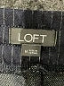 Ann Taylor LOFT Stripes Black Casual Pants Size M - photo 7
