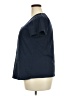 Evans 100% Cotton Blue Short Sleeve Top Size 20 - photo 5