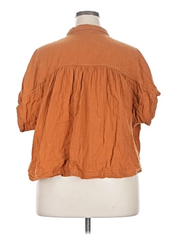 Old Navy 3/4 Sleeve Button-Down Shirt (view 2)