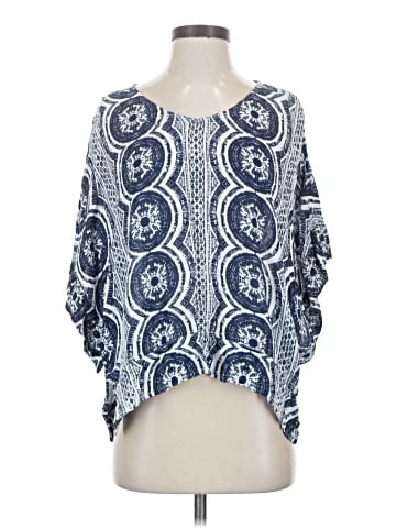 Roxy 3/4 Sleeve Blouse (view 1)