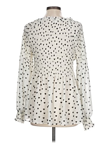 Rose + Olive Long Sleeve Blouse (view 2)