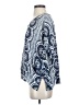 Roxy Blue 3/4 Sleeve Blouse Size S - photo 5