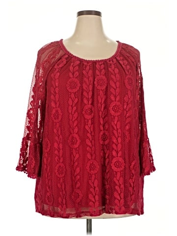 Liz Claiborne Career 3/4 Sleeve Blouse (view 1)