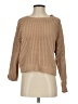 Poof! Solid Tan Pullover Sweater Size S - photo 1