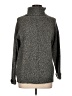 Metric Tweed Gray Turtleneck Sweater Size L - photo 1