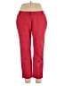 Etcetera Solid Red Casual Pants Size 16 - photo 1