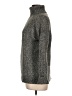 Metric Tweed Gray Turtleneck Sweater Size L - photo 5