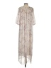 H&M 100% Polyester Ivory Casual Dress Size S - photo 2
