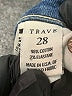 Trave Chevron-herringbone Blue Jeans Size 28 waist - photo 8