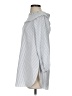 Tibi Stripes White Gray 3/4 Sleeve Blouse Size 2 - photo 5