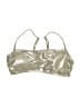 Xhilaration Metallic Silver Gold Swimsuit Top Size XL - photo 1
