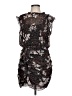 ALLSAINTS 100% Polyester Camo Black Cocktail Dress Size 10 - photo 1