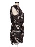 ALLSAINTS 100% Polyester Camo Black Cocktail Dress Size 10 - photo 4
