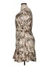 Boston Proper Animal Print Tan Cocktail Dress Size 14 - photo 5