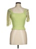 Free People Green Short Sleeve Top Size M - photo 1