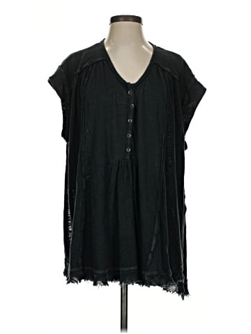 Free People Short Sleeve Blouse (view 1)