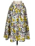 ModCloth Print Yellow Casual Skirt Size S - photo 1