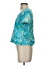 St. John by Marie Gray Teal Short Sleeve Top Size S - photo 5