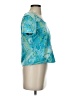 St. John by Marie Gray Teal Short Sleeve Top Size S - photo 4